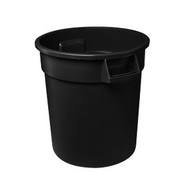 Zedfire Indoor Trash Can, 32 Gallon Black Round Commercial Trash Can, Kitchen Waste Bin, Trash Bin, Durable Wastebasket, Garbage Can, Waste Receptacle, (Art.5)