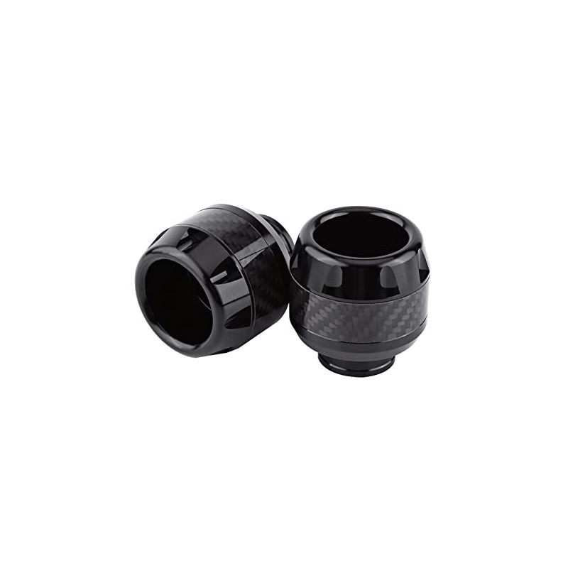 Qiilu frame sliders for motorcycle, 1 Pair of Carbon Fiber