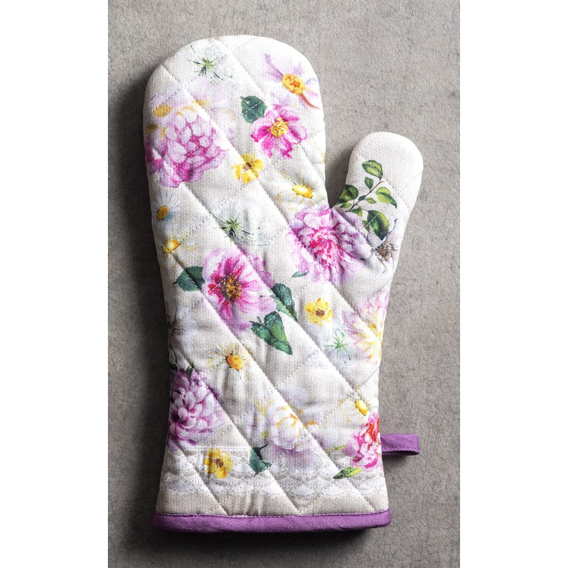 Maison d' Hermine Spring/Summer Set with Oven Gloves and Pot