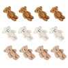 12 Pcs Mini Stuffed Bears Comfortable Soft Cute Mini Teddy