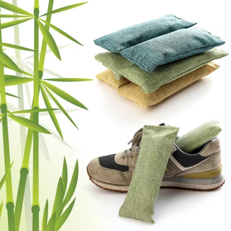 Kit bolsas Purificadoras Carbón Activado 100% Natural Biodegradable Bambú Remueve
