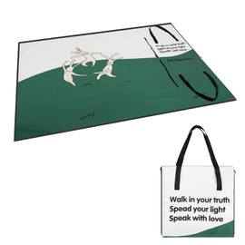 Sloputy Beach Blanket and Sand Proof Outdoor Picnic Blanket | Spacious Water Resistant Mat for Camping, Travel & Picnics.