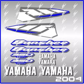 BANSHEE 2004 yamaha banshee full graphics decals kit  blue THICK AND HIGH GLOSS
