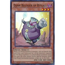 YU-GI-OH! - Djinn Releaser of Rituals (THSF-EN036) - The Secret Forces - Unlimited Edition - Super Rare