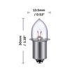 TBE LIGHTING Replacement 2D 2.4 Volt, 0.7A Bayonet Base P13.5