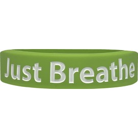 We Keep You Motivated Motivational Wristbands - Worn by Pro Athletes - Silicone Rubber Bracelets Inspirational – Focus & Gym, Sports Motivation - Wear Your Motivation LLC (Just Breathe, Standard)
