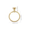 Gold Towel Ring Stainless Steel Bathroom Wall Mounted Towel Holder