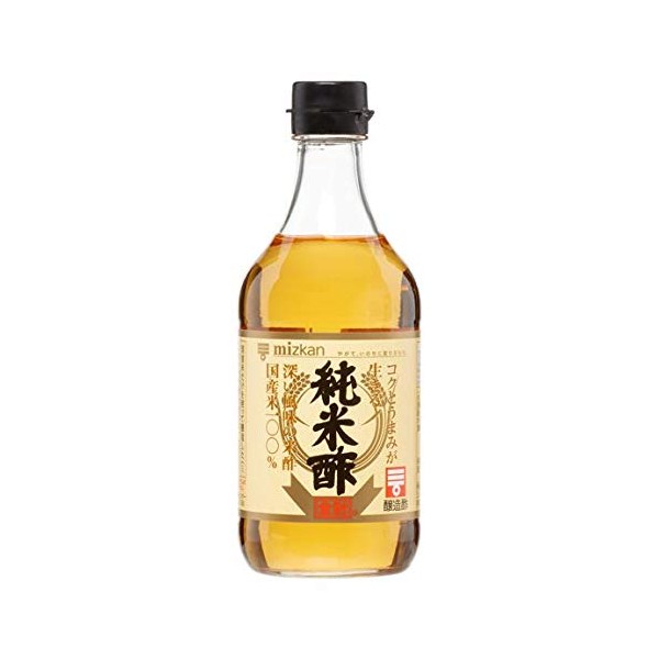 Mizkan Rice Vinegar(Jun Kome Su) 500 mil-16.9 Fl Oz. Pack of 1. Gold Label