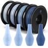 HOMIEE Matte PLA 3D Printer Filament Bundle, PLA 3D Printing