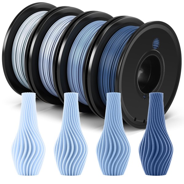 HOMIEE Matte PLA 3D Printer Filament Bundle, PLA 3D Printing
