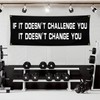 JZYIZYU Discipline Motivational Gym Flag Banner 24x72 Inch It Doesn't