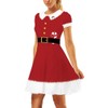Ainuno Christmas Dresses for Women Elf Costumes Holiday Dress Woman