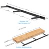 FIRMETAL Heavy Duty Floating Shelf Bracket 38 inch, Hidden Shelf