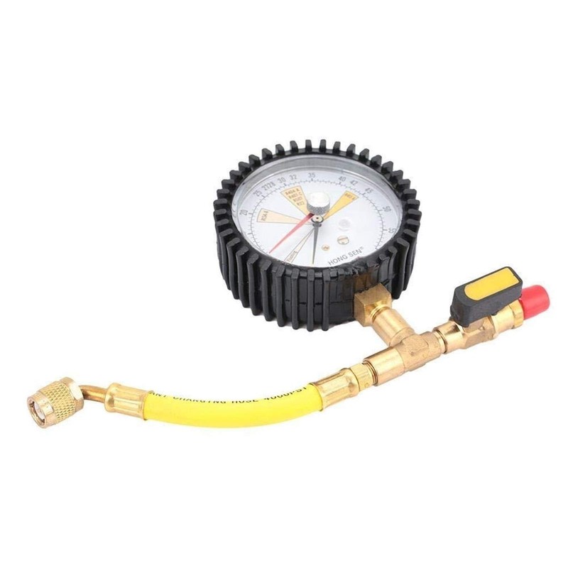 Nitrogen Pressure Test, Air Conditioning Refrigeration Nitrogen Pressure Test Gauge
