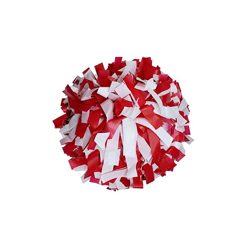 Danzcue 1 Pair 6" Plastic Cheerleading Pom Poms with Dowel