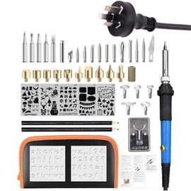 Practical Wood Burning Kit Temperature Adjustable Soldering Pyrography Pen Tips For Wood Burning, Soldering, Carving, Embossing