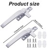 Nebulixq 2PCS Window Handles – Locking White UPVC Replacement Handles