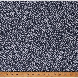 Michael Miller Fabrics Cotton Stars Glow in the Dark Patriotic Navy Blue Fabric Print by Yard D484.47