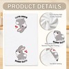 Ayyiate 2 Pcs Bunny Butt Kitchen Towels Absorbent Funny Bunny