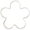 cotta cotta 91949 Cookie Cutter, Flower, Silver, W4.5 x L4.5