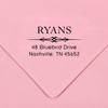 Custom Self-Inking Rubber Return Address Stamp - Design 1