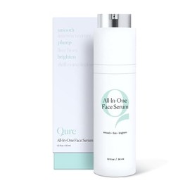 Qure Sérum Facial Todo En Uno Con Ácido Hialurónico, Sérum Facial Con Niacinamidas, Retinol, Ácido Láctico Y Mandélico, Bakuchiol, Péptidos Y...      
