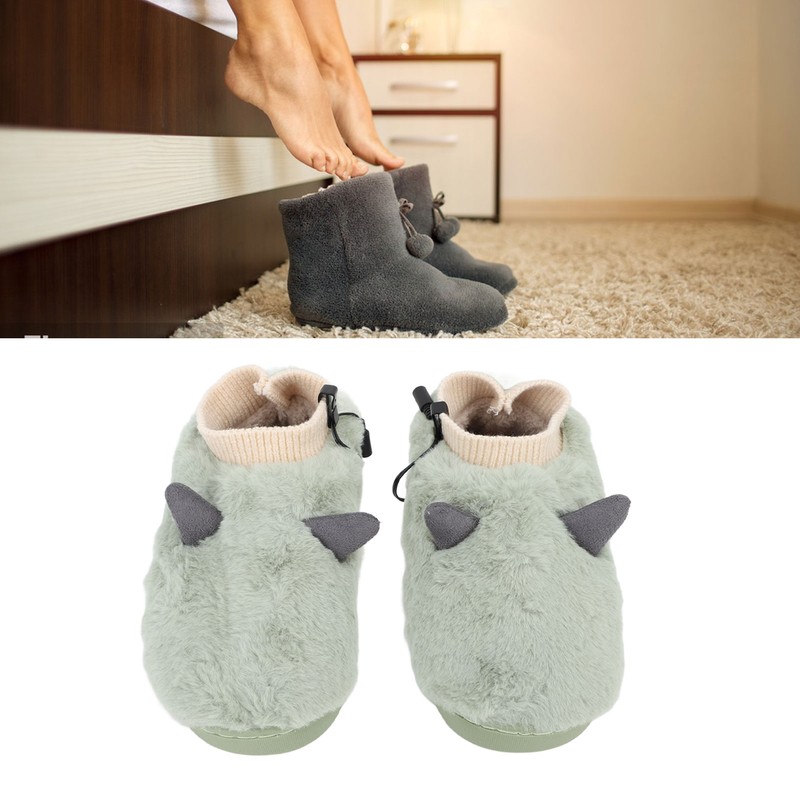 1 Pair Electric Foot Warmer USB Heating Shoes 3 Gears