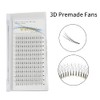 Extensiones de pestaas postizas en abanico, 3D, 4D, 5D, 6D,