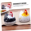 iplusmile 2pcs Cartoon Hen Timer for Cooking and Baking Mechanical