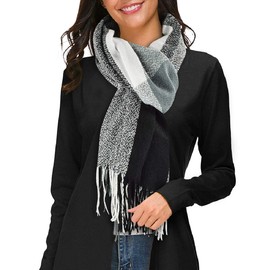 Yuson Girl Women's Fashion Long Shawl Big Grid Winter Warm Lattice Large Scarf