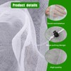 Eunika 6 Pack Garden Insect Bird Netting Bags with Drawstring,
