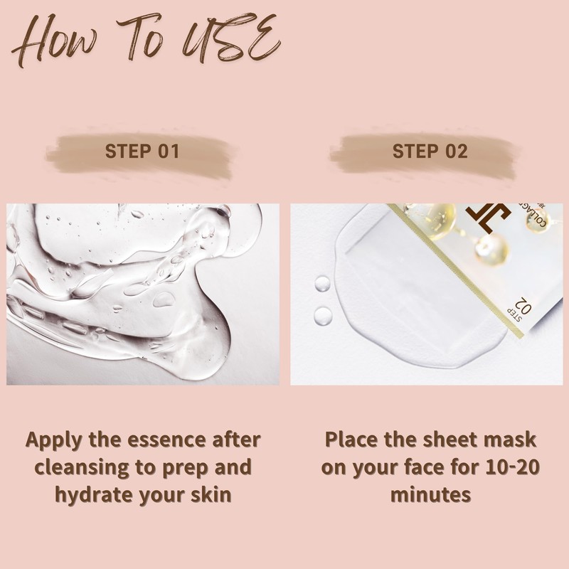 JAYJUN Collagen Skin Fit Mask (10 Sheets) – 2-Step All