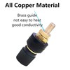 SHANFEILU Post Battery Binding Terminal M6 1/4'' Copper Battery Terminal