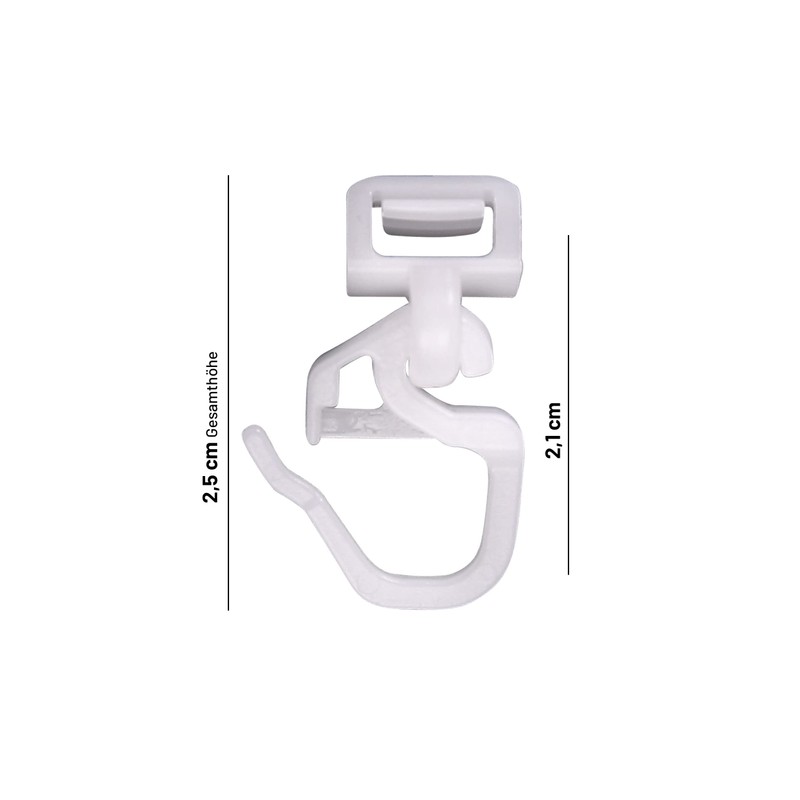 deco-raum Hinno HC71 Click-Glider Running Channel 3.6-4.0 mm Short Folding