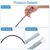 QUARKZMAN 23,62" Abflussreiniger, Dachrinnenreinigungswerkzeuge Abflussreiniger, Flexibler Greifer Greifer für Küche