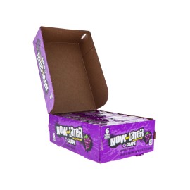 NOW&LATER CHANGEMAKERS BARS GRAPE - ( Pack of 24 )