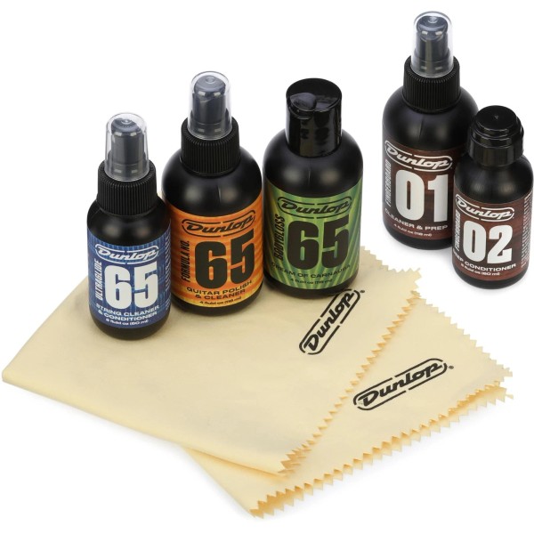 Dunlop System 65 Guitar Maintenance Kit (3-pack) Bundle
