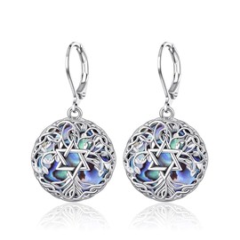 TALYKONG Star of David Earrings for Women Jewish Earrings Jewelry