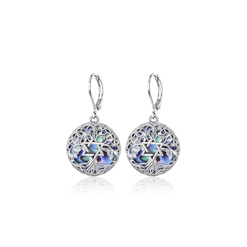 TALYKONG Star of David Earrings for Women Jewish Earrings Jewelry