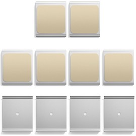 10 Pcs Under Cabinet Lights Magnetic Sticky Replacement Magnetic Strips Tape Strips with Adhesive Backing Cabinet Lights Sticky