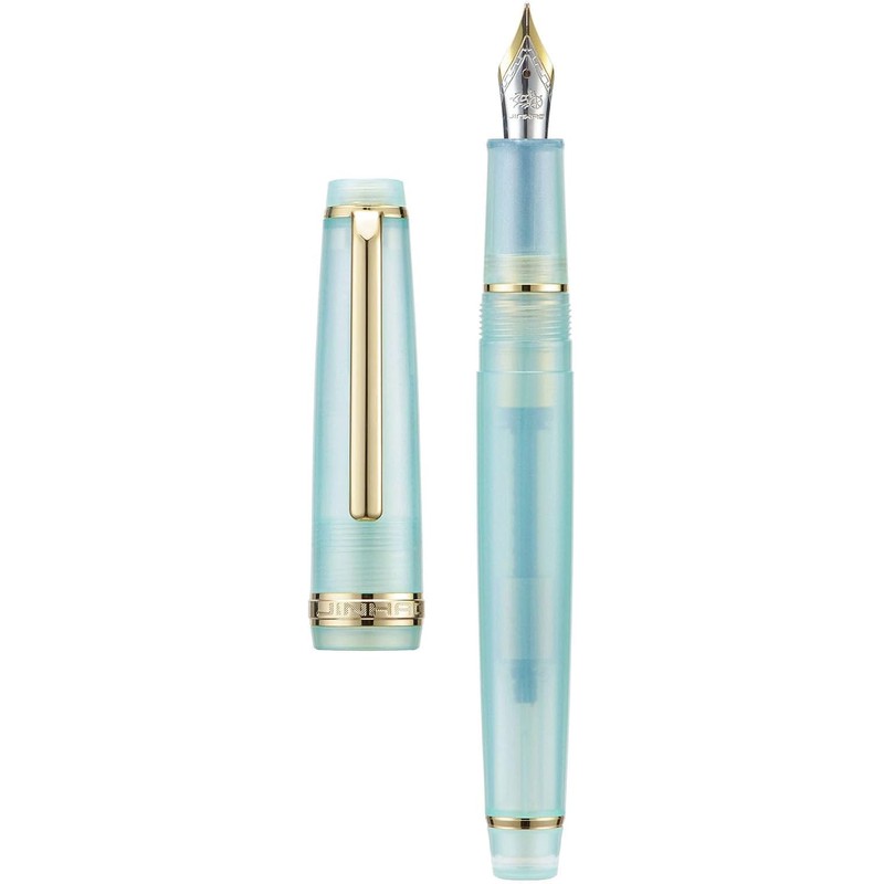 Jinhao - Pluma estilográfica acrílica 82, punta extrafina de iridio