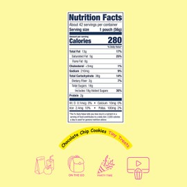 Cookies Individual Packs Chocolate Chips Snack Box 1 Pack Bundle