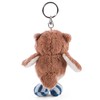 NICI 48967 Oscar Owl Key Ring 10 cm Brown with