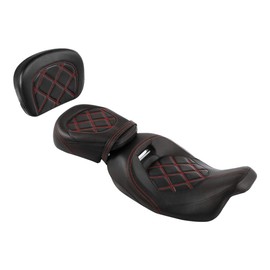 Low Profile Rider Passenger Seat Sissy Bar Backrest Fit For Harley Road King Electra Glide Road Glide Street Glide 2009-2023