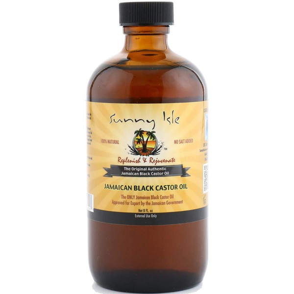 Sunny Isle Jamaican Black Castor Oil, 8 Fluid Ounce