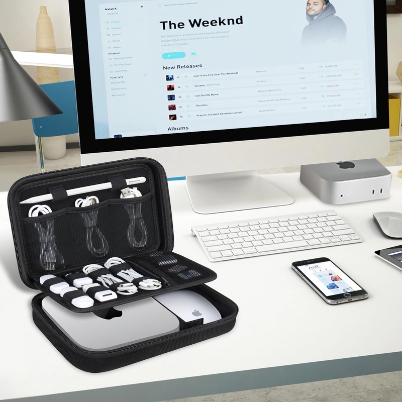 Lacdo Hard Mac Mini Carrying Case for Apple 2024 Mac