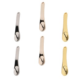 WOONEKY Zinc Alloy Face Eye Scoop Makeup Spatula Set 6pcs Skincare Tool Storage Box Spatulas for Cream Beauty Tool for Women