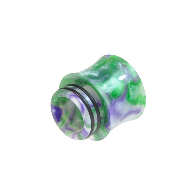 Armerah Marbled Curve 810 Drip Tip eCig Mouthpiece Short/Extra-Wide Epoxy