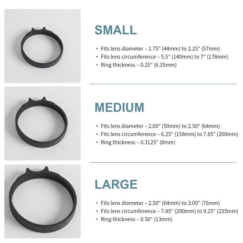 eTone Focus Ring Focus Gear Ring Follow Focus Ring Lens