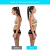 Keenso Unisex Back Support Posture Bandage, Correction Tape Belt Strength